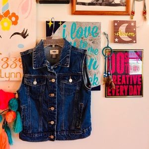 Old Navy denim vest